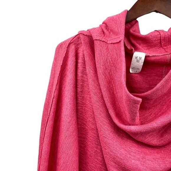 Free People We The Free Coral Cowlneck Sweater - EUC - XL - Picture 7 of 9